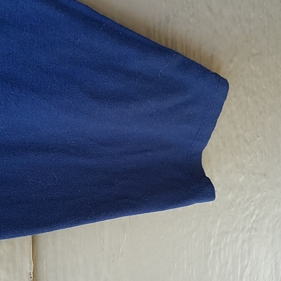 Torrid Super Soft Navy Cold Shoulder Top 2X - Picture 7 of 9